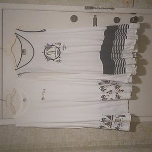 Two vintage Mazatlan Sun Dresses/ Beach Cover Large